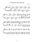 Sonata No 1 With One More Morning