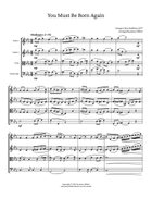 You Must Be Born Again String Quartet scores gallery preview page 4