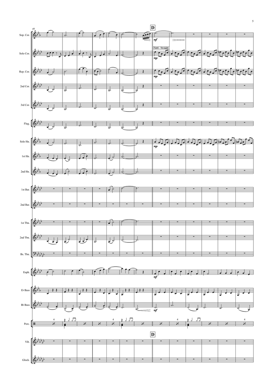 Rainbow Connections by Kenny Ascher Brass Band - Digital Sheet Music page 5