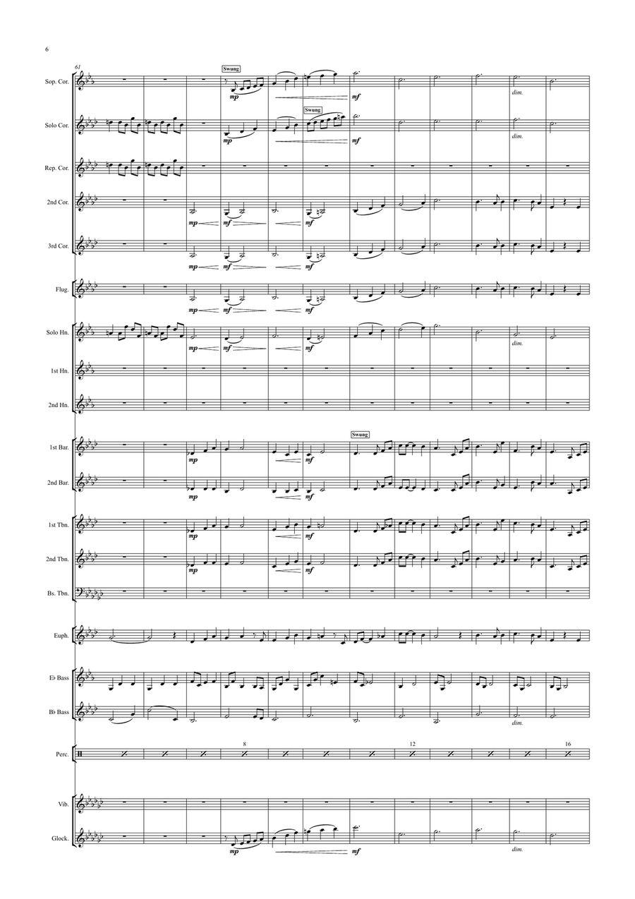Rainbow Connections by Kenny Ascher Brass Band - Digital Sheet Music page 6
