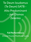 Te Deum laudamus (Te Deum) SATB - Alto Predominant - Jan Dismas Zelenka