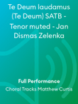 Te Deum laudamus (Te Deum) SATB - Tenor muted - Jan Dismas Zelenka