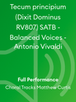 Tecum principium (Dixit Dominus RV807) SATB - Balanced Voices - Antonio Vivaldi