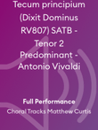 Tecum principium (Dixit Dominus RV807) SATB - Tenor 2 Predominant - Antonio Vivaldi