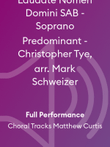 Laudate Nomen Domini SAB - Soprano Predominant - Christopher Tye, arr. Mark Schweizer