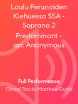 Laulu Perunoiden Kiehuessa SSA - Soprano 2 Predominant - arr. Anonymous
