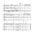 Eine Kleine Nachtmusik (1st movement) for Cello Trio Small Ensemble scores gallery preview page 3