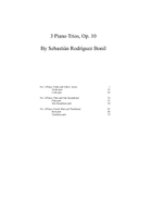 3 Piano Trios Op. 10 Piano Trio scores gallery preview page 3