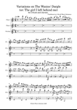 Variations on The Waxies' Dargle (or The girl I left behind me) for 2 flutes and clarinet