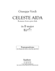 Verdi: Celeste Aida (transposed to B major)
