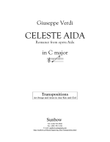 Verdi: Celeste Aida (transposed to C major)