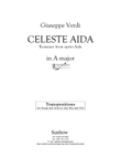 Verdi: Celeste Aida (transposed to A major)