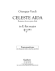 Verdi: Celeste Aida (transposed to E flat major)