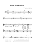Wade in the Water - Violin in F#m With Chords & Lyric - Easy