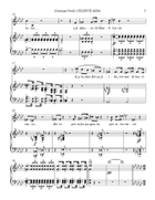 Verdi: Celeste Aida (transposed to G flat major) Piano, Vocal scores gallery preview page 3