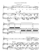 Verdi: Celeste Aida (transposed to G flat major) Piano, Vocal scores gallery preview page 5