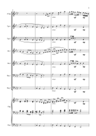 Advance Australia Fair Brass Ensemble scores gallery preview page 3