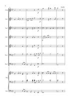 Advance Australia Fair Brass Ensemble scores gallery preview page 4