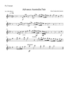 Advance Australia Fair Brass Ensemble scores gallery preview page 6