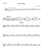 Jazz Tune for Orchestra String Orchestra scores gallery preview page 4