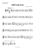 Auld Lang Syne String Quartet scores gallery preview page 3