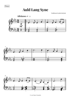 Auld Lang Syne String Quartet scores gallery preview page 4