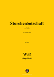 H. Wolf-Storchenbotschaft,in F Major