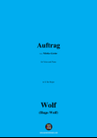 H. Wolf-Auftrag,in G flat Major