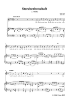H. Wolf-Storchenbotschaft,in A flat Major Piano, Vocal scores gallery preview page 3