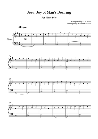 Jesu, Joy of Man's Desiring