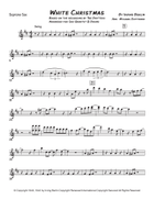 White Christmas Woodwind Quartet scores gallery preview page 6