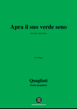 Quagliati-Apra il suo verde seno,in C Major