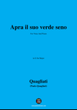 Quagliati-Apra il suo verde seno,in G flat Major