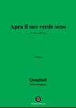 Quagliati-Apra il suo verde seno,in B Major