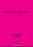 Quagliati-Apra il suo verde seno,in A Major