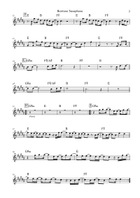 Oceans (Where Feet May Fail) Baritone Saxophone scores gallery preview page 3
