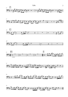 Oceans (Where Feet May Fail) Cello Solo scores gallery preview page 3