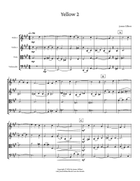 Yellow 2 String Quartet scores gallery preview page 3