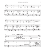The Shadows Cross His Face Piano, Vocal scores gallery preview page 3