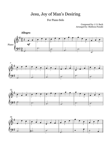 Jesu, Joy of Man's Desiring