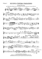 Love Theme (Tema D'amore) String Quartet scores gallery preview page 5