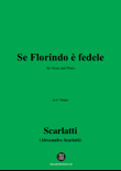 A. Scarlatti-Se Florindo è fedele,in C Major