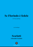 A. Scarlatti-Se Florindo è fedele,in G flat Major