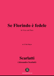 A. Scarlatti-Se Florindo è fedele,in E flat Major