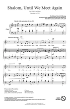 Shalom, Until We Meet Again 2-Part scores gallery preview page 3