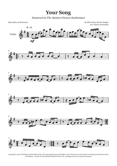 Your Song
