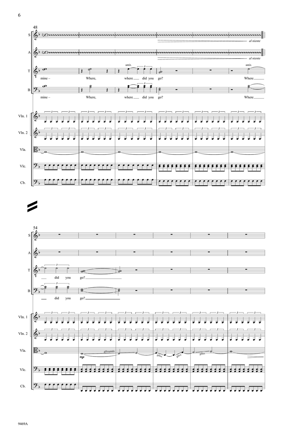 Requiem in the Light (String Quintet Score) Choir - Sheet Music page 5