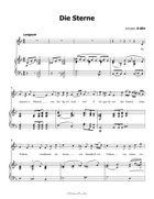 Die Sterne, by Schubert, D.684, in F Major Piano, Vocal scores gallery preview page 3