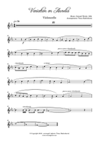 Variation on Aurelia - Instrumental Large Ensemble scores gallery preview page 6