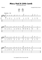 One String Guitar Songs, Vol. 1 (A One String Guitar Song Collection) Acoustic Guitar scores gallery preview page 4